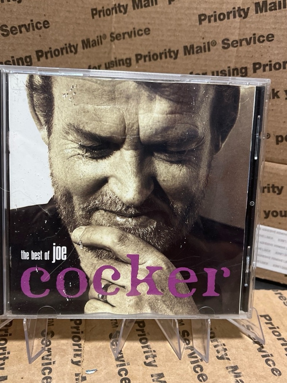 Joe Cocker ‘The Best of Joe Cocker’ Wall Art Print - Black & Sepia